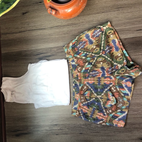 Tribal bead boho Zara shorts - Picture 4 of 4